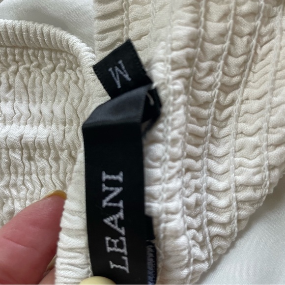 White Ruffled Two-Piece Set - Picture 3 of 3